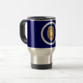 Mug De Voyage Lieutenant Badge Custom (Devant gauche)