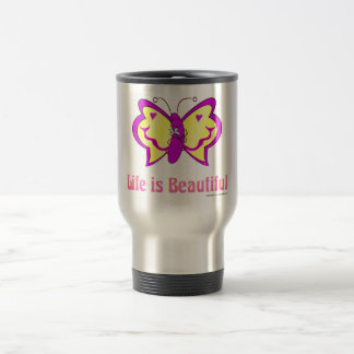 Mug De Voyage Life Is Beautiful Butterfly