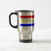Mug De Voyage Ligne mince d'or (Gauche)
