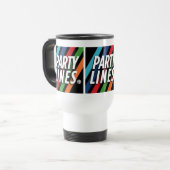 Mug De Voyage Lignes de partie CBC (Devant gauche)