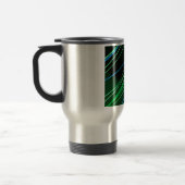 Mug De Voyage lignes vertes néon (Gauche)