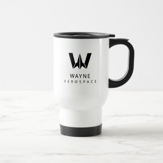 Mug De Voyage Ligue de Justice | Logo Wayne Aerospace (Droite)
