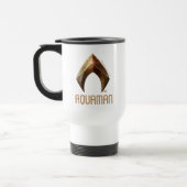 Mug De Voyage Ligue de Justice | Symbole d'aquaman métallique (Gauche)