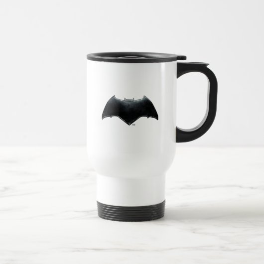 Mug De Voyage Ligue de Justice | Symbole de batman métallique (Droite)