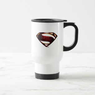 Mug De Voyage Ligue de Justice   Symbole de superman métallique