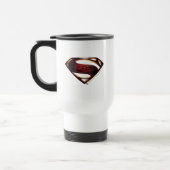 Mug De Voyage Ligue de Justice | Symbole de superman métallique (Gauche)