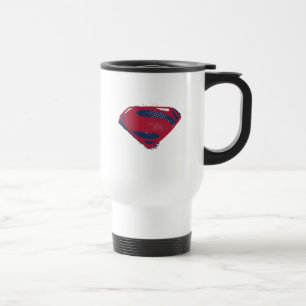 Mug De Voyage Ligue de Justice   Symbole Superman brosse et demi