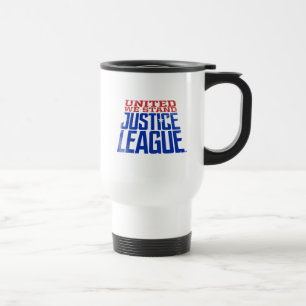 Mug De Voyage Ligue de Justice   United We Stand Graphic