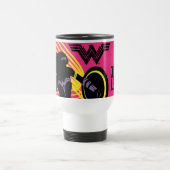 Mug De Voyage Ligue de Justice | Wonder Woman Icon Silhouette (Centre)