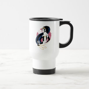 Mug De Voyage Ligue de Justice   Wonder Woman Profil Pop Art