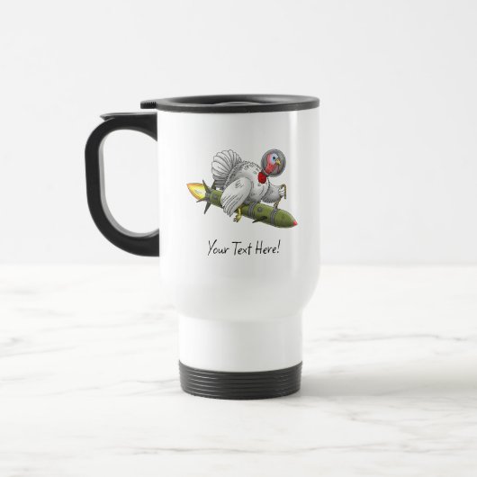 Mug De Voyage L'incroyable vol de Rocket Turkey (Gauche)
