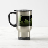 Mug De Voyage L'indicateur aux cheveux courts allemand (Gauche)