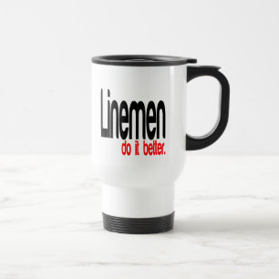 Mug De Voyage Lineman le fait mieux