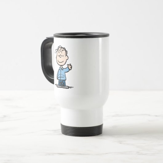 Mug De Voyage Linus Waving (Devant gauche)