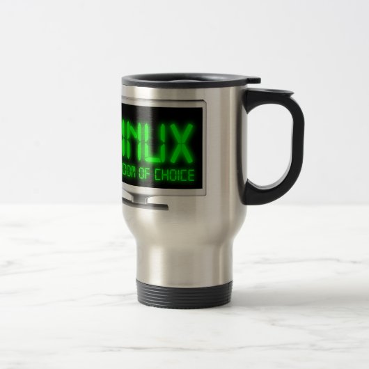 Mug De Voyage Linux - liberté de choix (Droit)