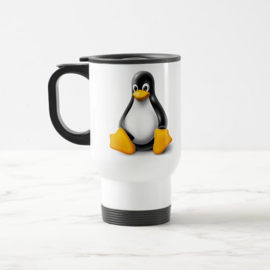 Mug De Voyage Linux Tux le pingouin (Gauche)