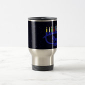 Mug De Voyage Lion bleu Menorah (Centre)