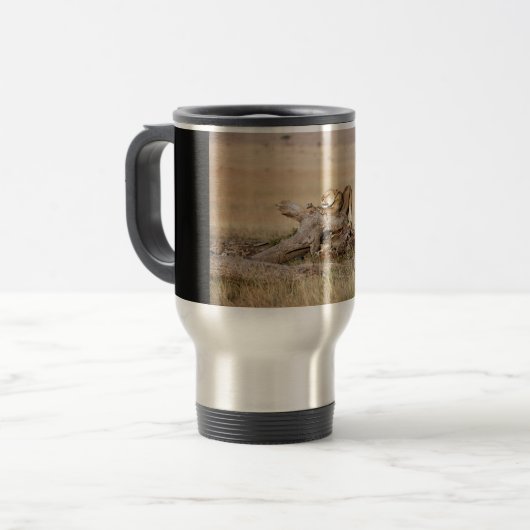 Mug De Voyage Lioness stretching (Devant gauche)