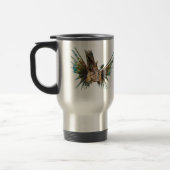 Mug De Voyage Lionfish - Conception abstraite - Découpe d'une ph (Gauche)