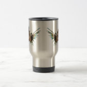 Mug De Voyage Lionfish - Conception abstraite - Découpe d'une ph (Centre)