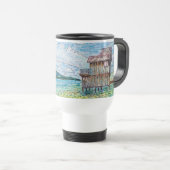 Mug De Voyage Lis dans le lac (Devant droit)