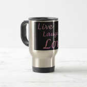Mug De Voyage Live Laugh Love (Devant gauche)