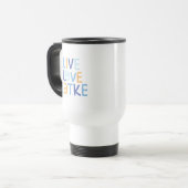 Mug De Voyage Live Love Latke Hanoukka Design (Devant gauche)