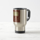 Mug De Voyage Livre de composition/Étudiant-Enseignant (Devant droit)