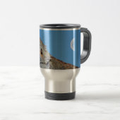 Mug De Voyage Lizard gris et demi-lune (Devant droit)