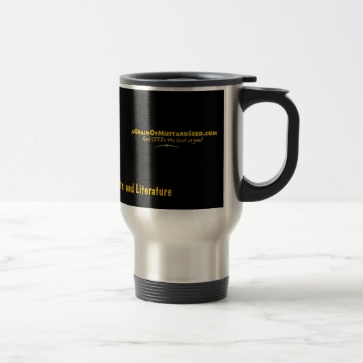Mug De Voyage Logo Agrainofmustardseed.com (Droit)