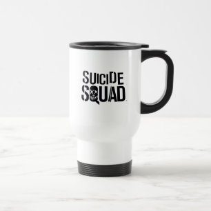 Mug De Voyage Logo blanc du peloton   de suicide