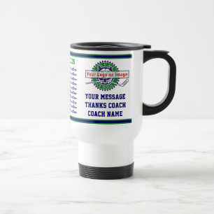 Mug De Voyage Logo de l'équipe, Tous les noms des joueurs Cadeau