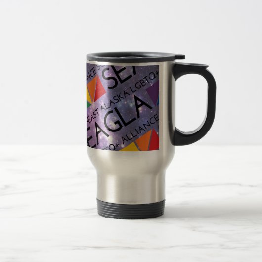 Mug De Voyage Logo de l'espace de SEAGLA (Droit)