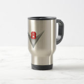 Mug De Voyage Logo de V8 (Devant droit)