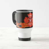 Mug De Voyage Logo des pompiers (Devant gauche)