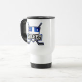 Mug De Voyage Logo du drapeau du hockey du Québec (Devant gauche)