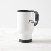 Mug De Voyage Logo du train UAlbany Dane (Devant droit)
