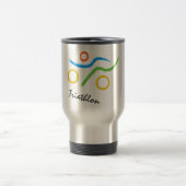 Mug De Voyage Logo du triathlon (Centre)