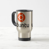 Mug De Voyage Logo d'Ubuntu Linux (Devant gauche)