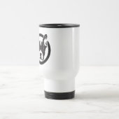 Mug De Voyage Logo mignon de bouledogue français (Centre)