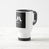 Mug De Voyage Logo monochrome A de Vie Incroyable (Devant droit)