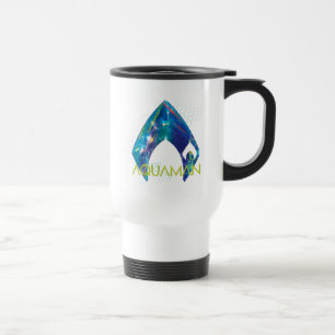 Mug De Voyage Logo réfracté par   d'Aquaman Aquaman