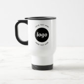 Mug De Voyage Logo Simple Avec Texte Commercial (Gauche)