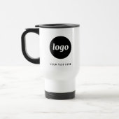 Mug De Voyage Logo simple et commerce de texte (Gauche)