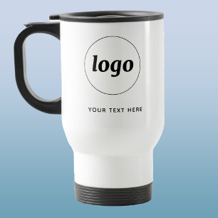 Mug De Voyage Logo simple et commerce de texte