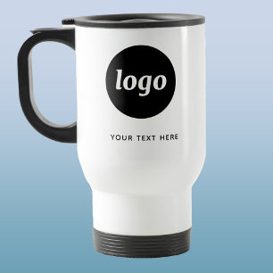 Mug De Voyage Logo simple et commerce de texte