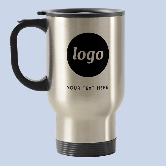 Mug De Voyage Logo simple et commerce de texte