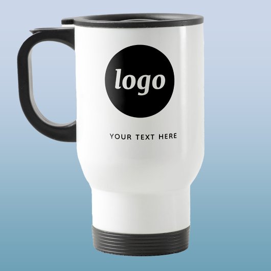 Mug De Voyage Logo simple et commerce de texte