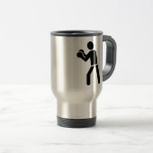 Mug De Voyage Logo sportif de boxe (Devant droit)