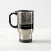 Mug De Voyage look argent et noir (Gauche)